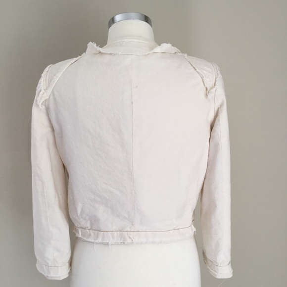 Elizabeth and James Silk-Lined Jacket w/ Raw Trim - Picture 4 of 7